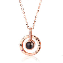 Cargar imagen en el visor de la galería, Collar Te Amo En 100 Idiaomas